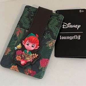 NWT Loungefly Peter Pan Card Holder 2021, Chibi Design, Tinker Bell,